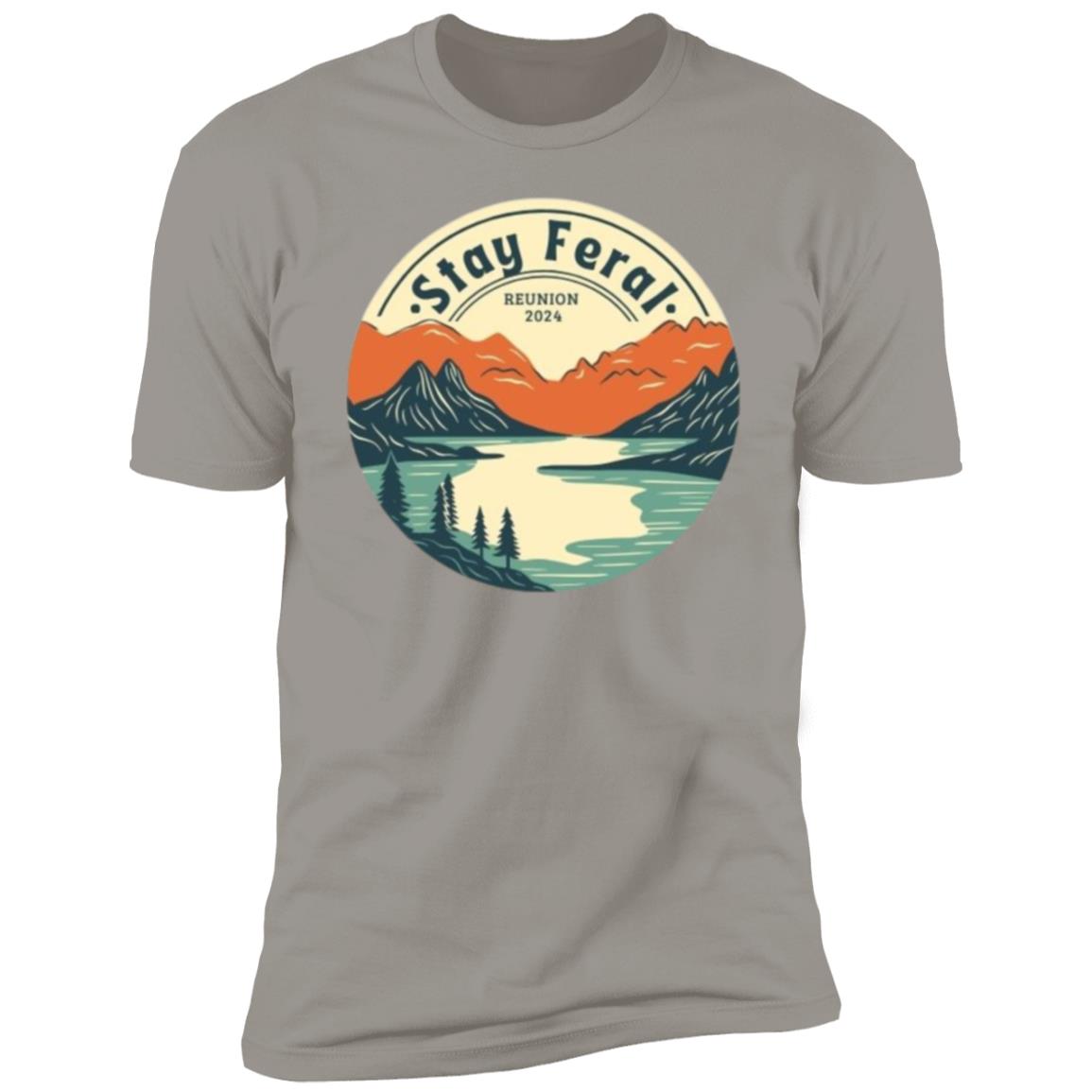Stay Feral Mtns Lake T-Shirt