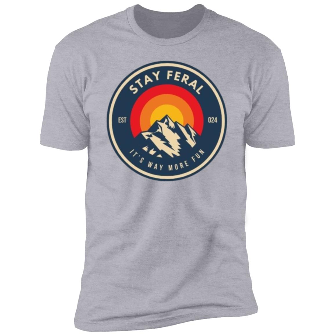 Stay Feral Mtns Circle T-Shirt