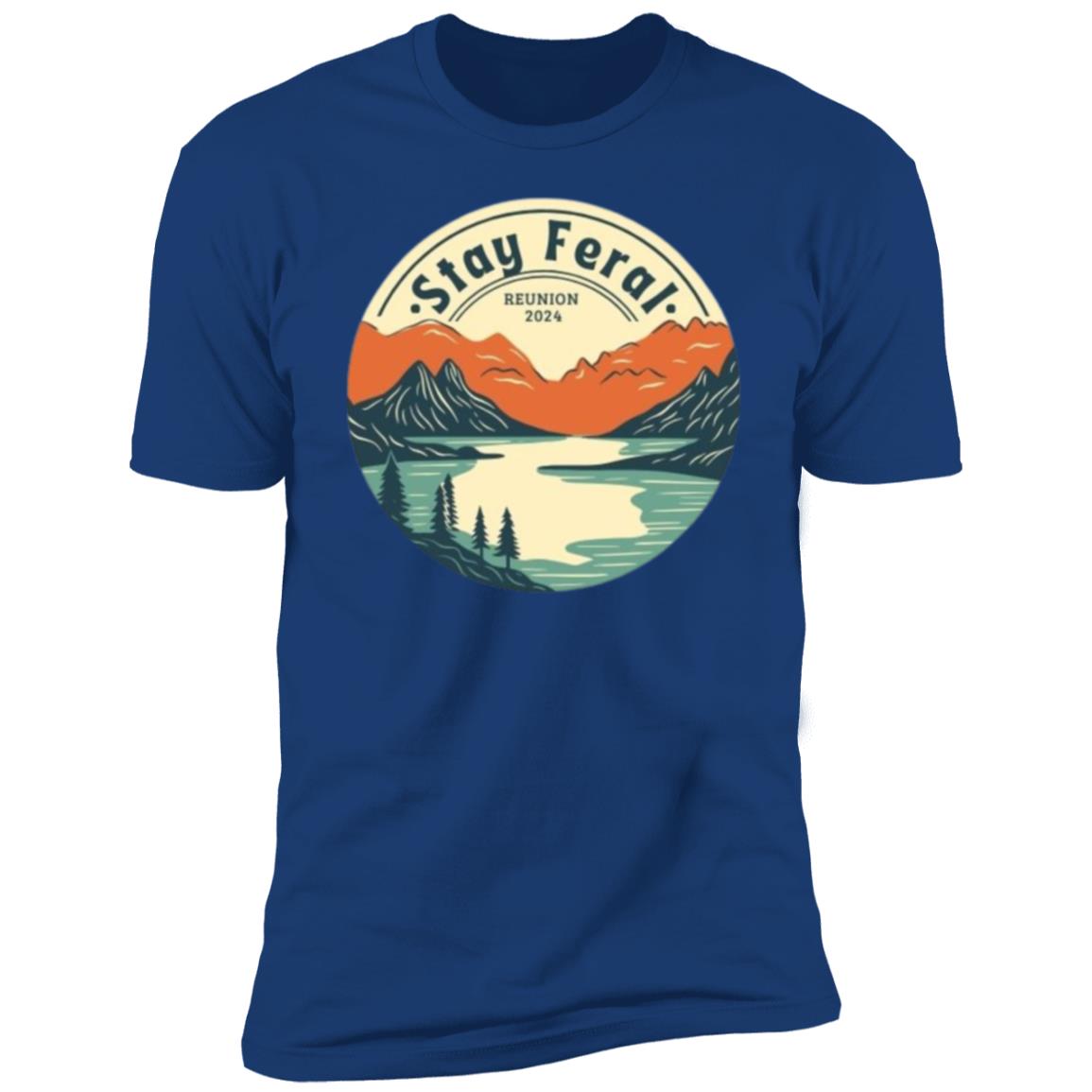 Stay Feral Mtns Lake T-Shirt