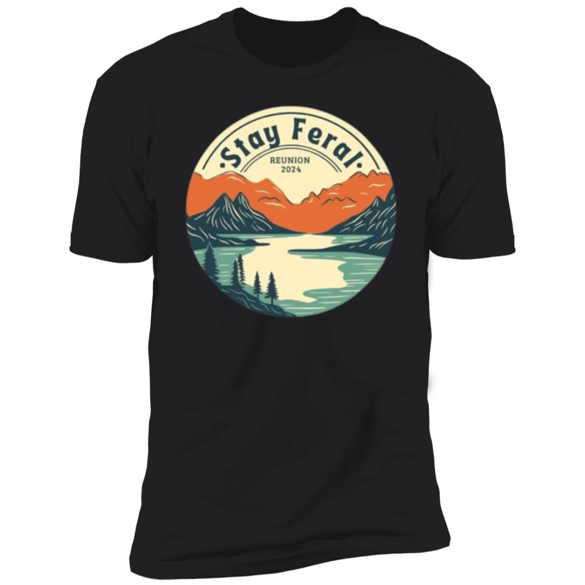 Stay Feral Mtns Lake T-Shirt