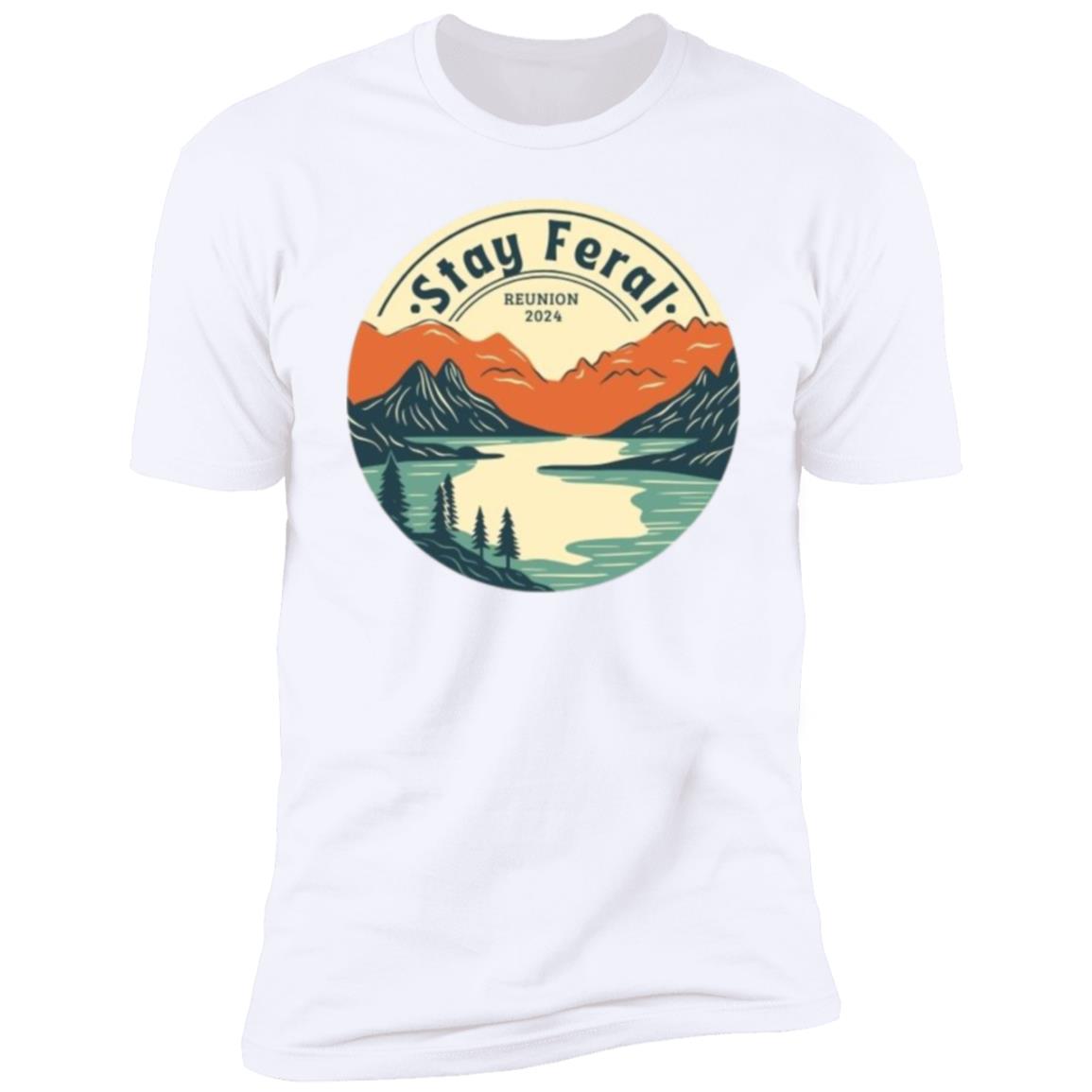 Stay Feral Mtns Lake T-Shirt