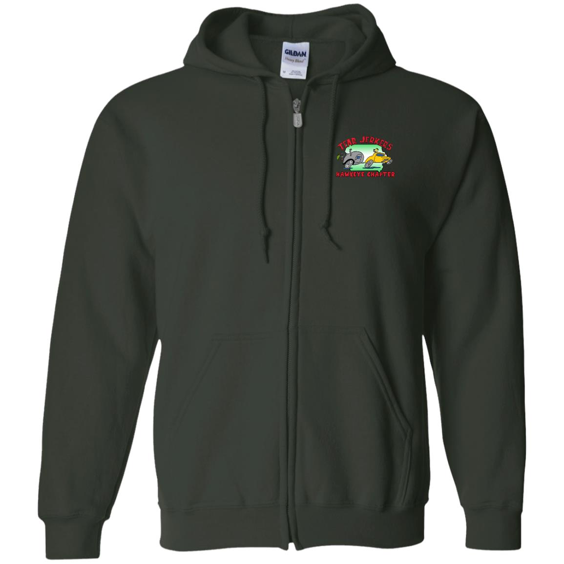 HawkTJ Zip-Up Hooded Sweatshirt