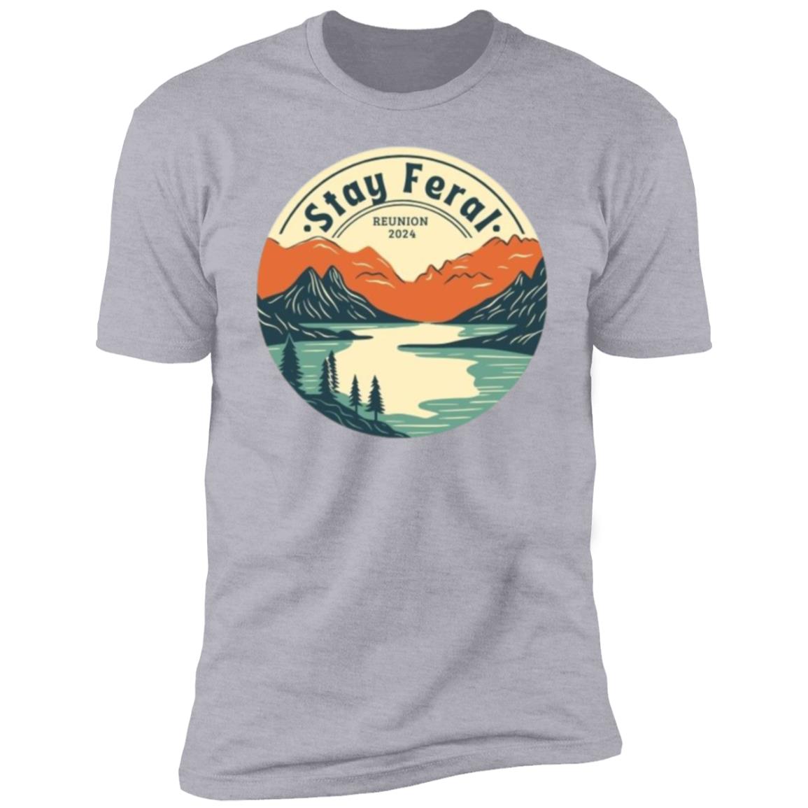 Stay Feral Mtns Lake T-Shirt