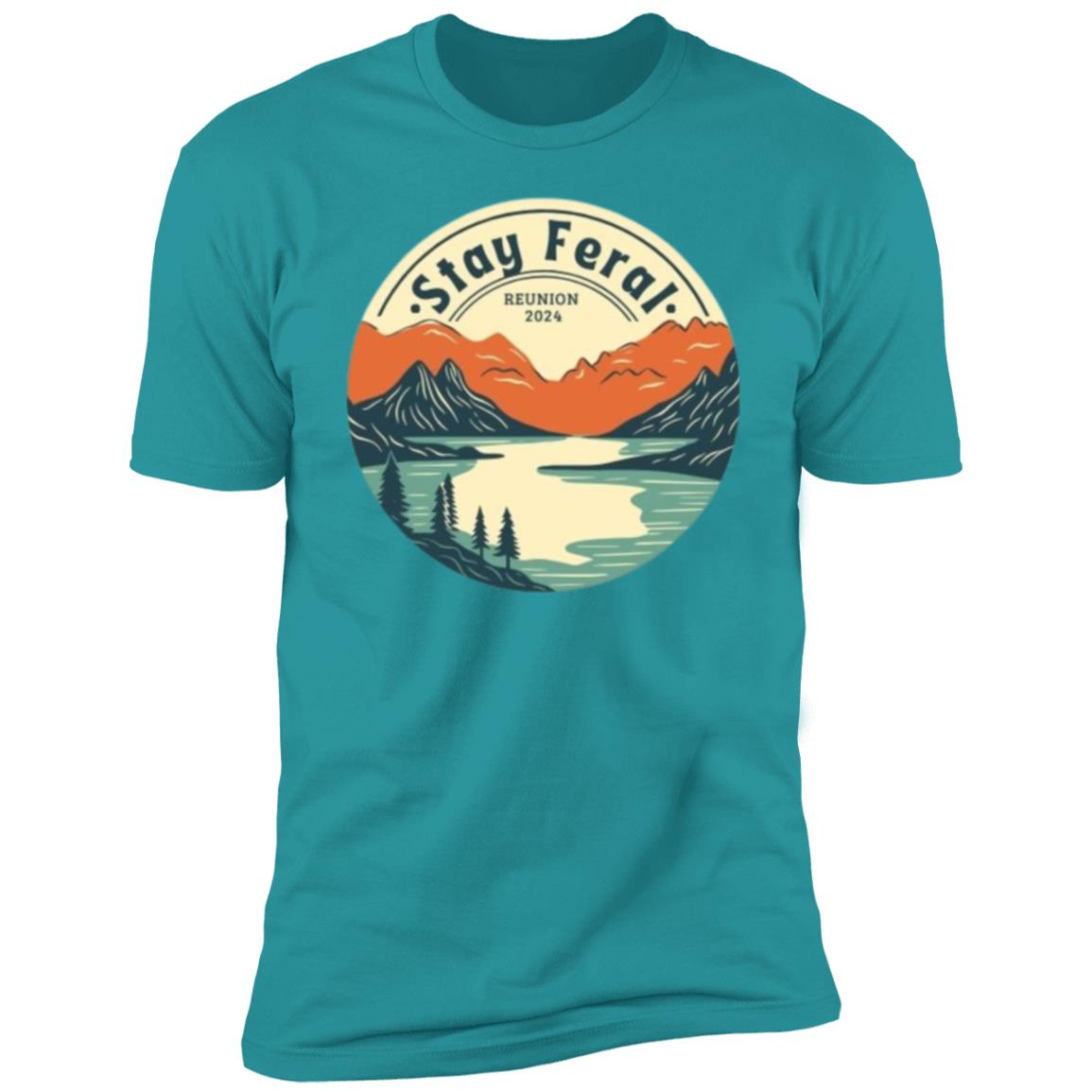Stay Feral Mtns Lake T-Shirt