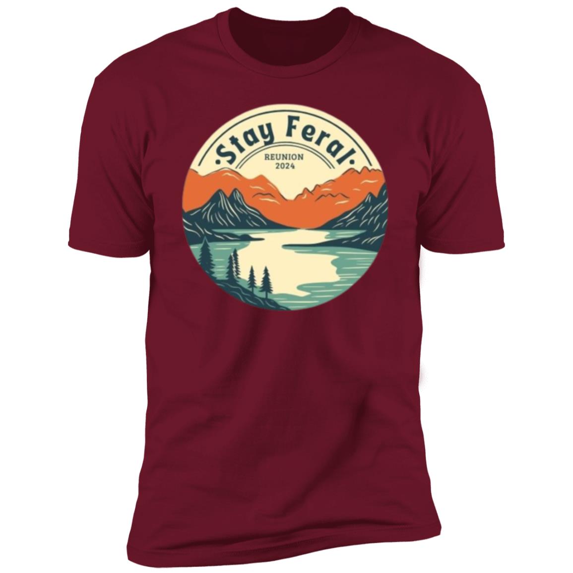 Stay Feral Mtns Lake T-Shirt