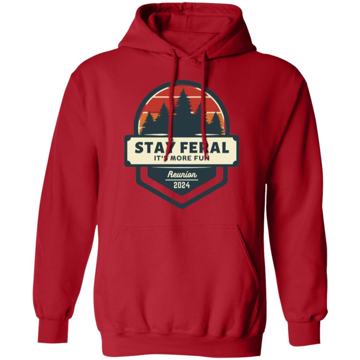 Stay Feral Pine Trees Hoodie