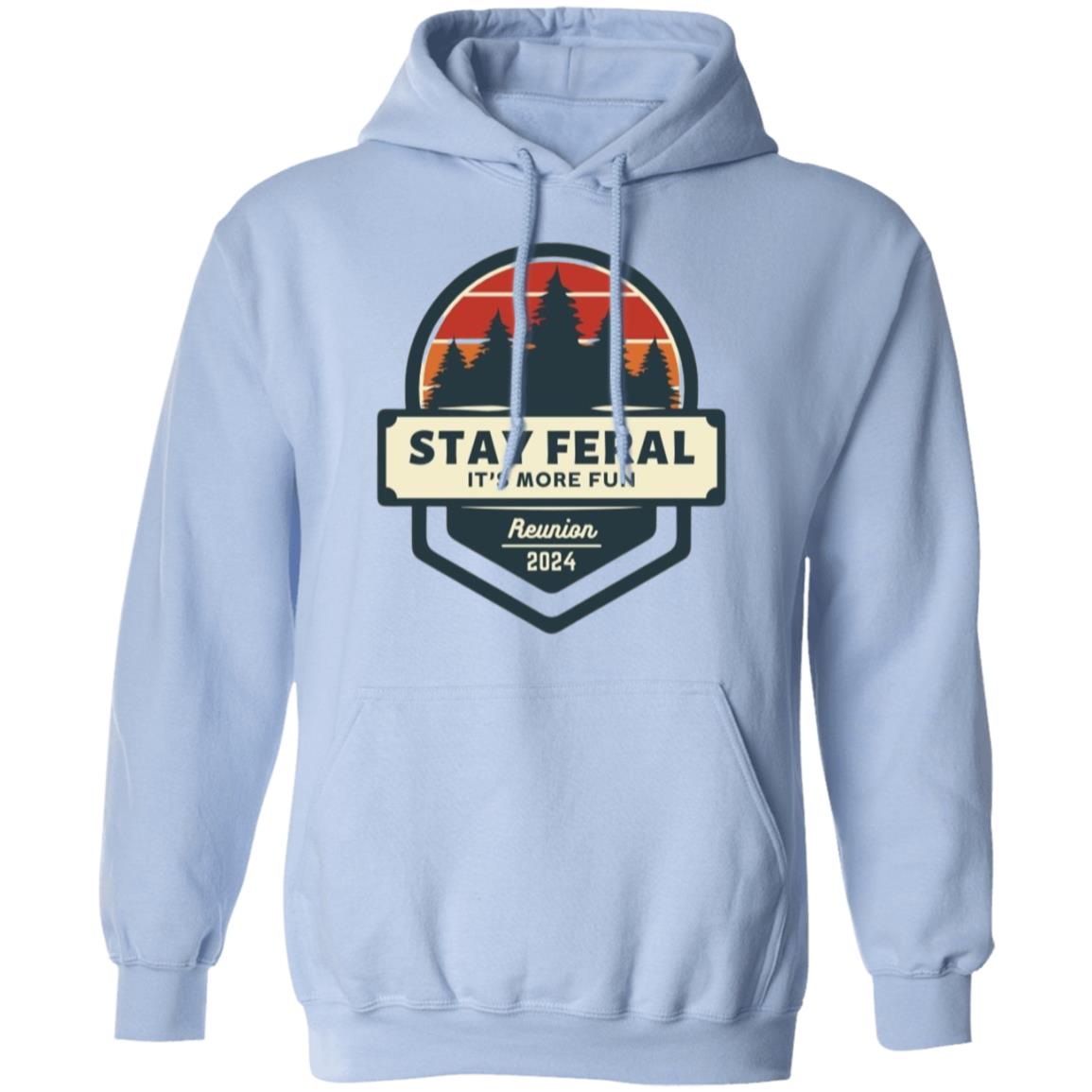 Stay Feral Pine Trees Hoodie