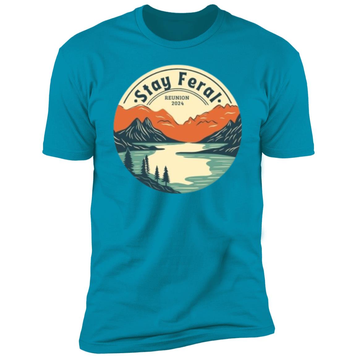 Stay Feral Mtns Lake T-Shirt