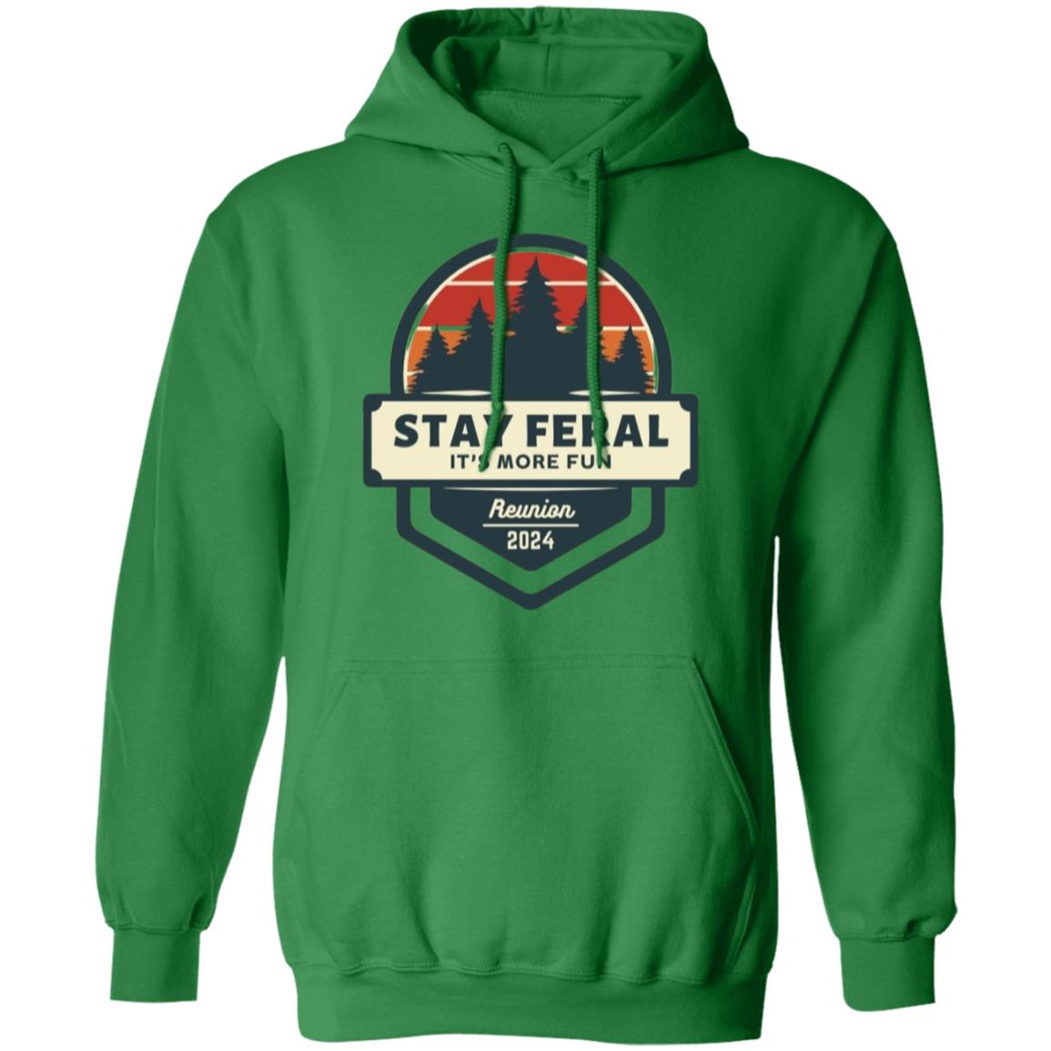 Stay Feral Pine Trees Hoodie