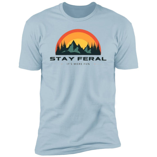 Stay Feral Mtns Half Circle T-Shirt