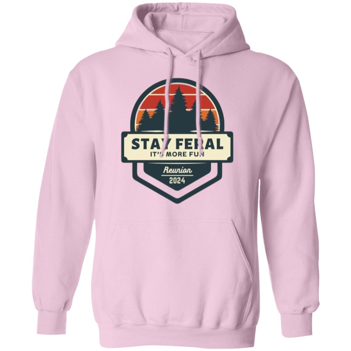 Stay Feral Pine Trees Hoodie