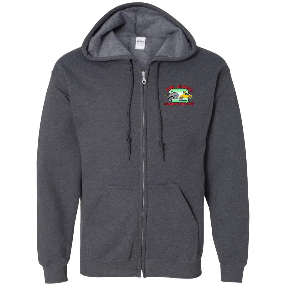 HawkTJ Zip-Up Hooded Sweatshirt