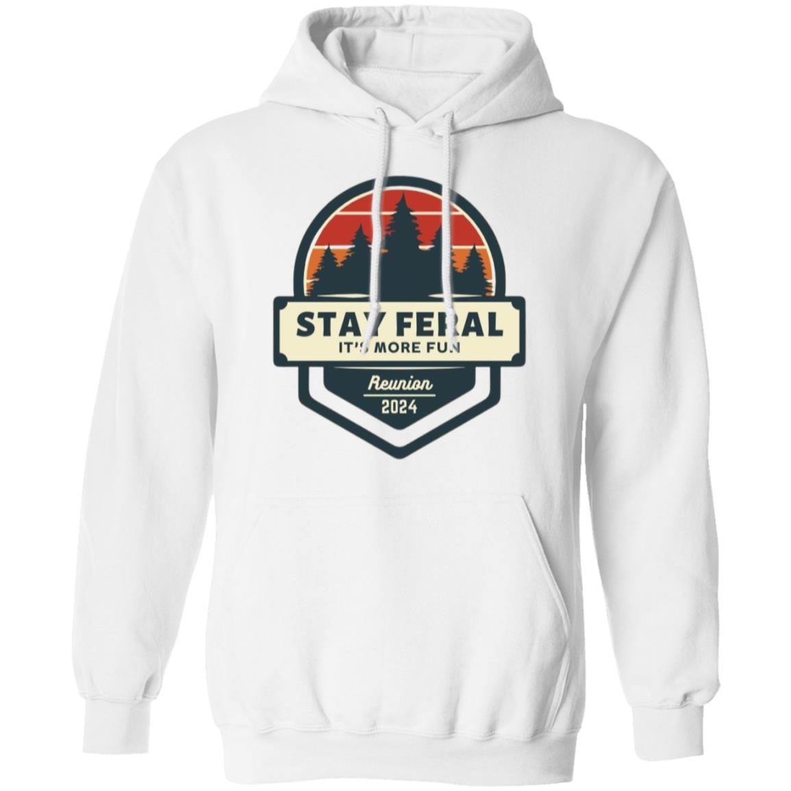 Stay Feral Pine Trees Hoodie