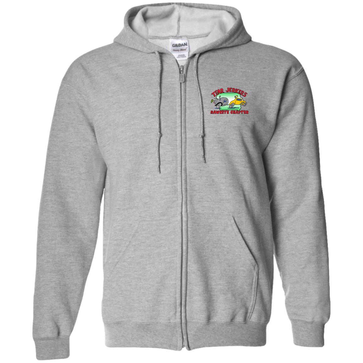 HawkTJ Zip-Up Hooded Sweatshirt