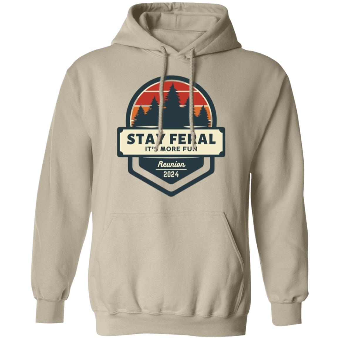 Stay Feral Pine Trees Hoodie