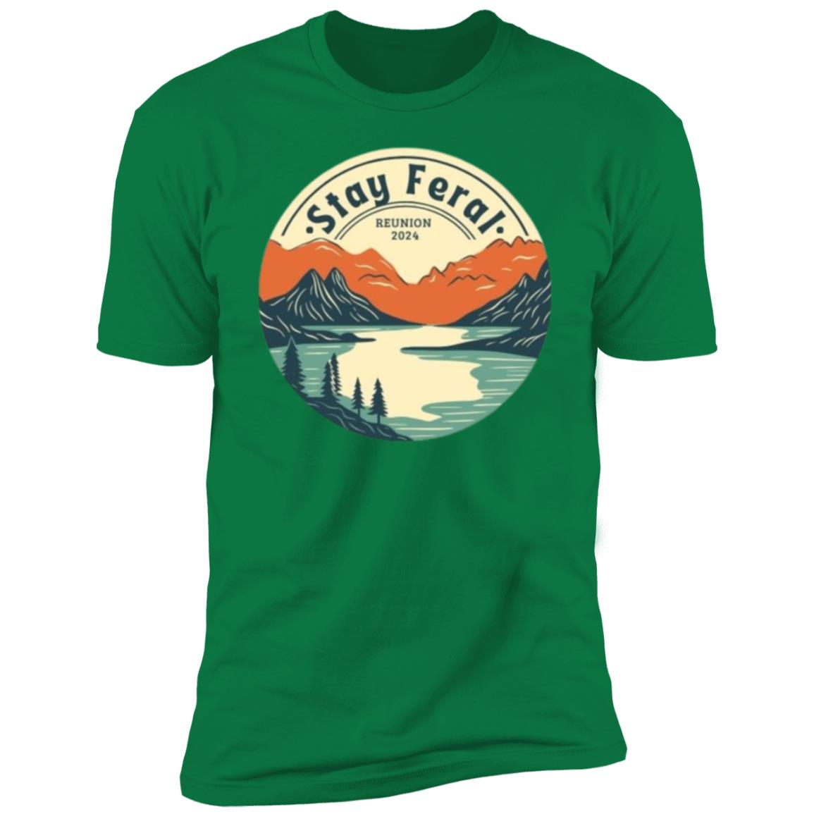 Stay Feral Mtns Lake T-Shirt
