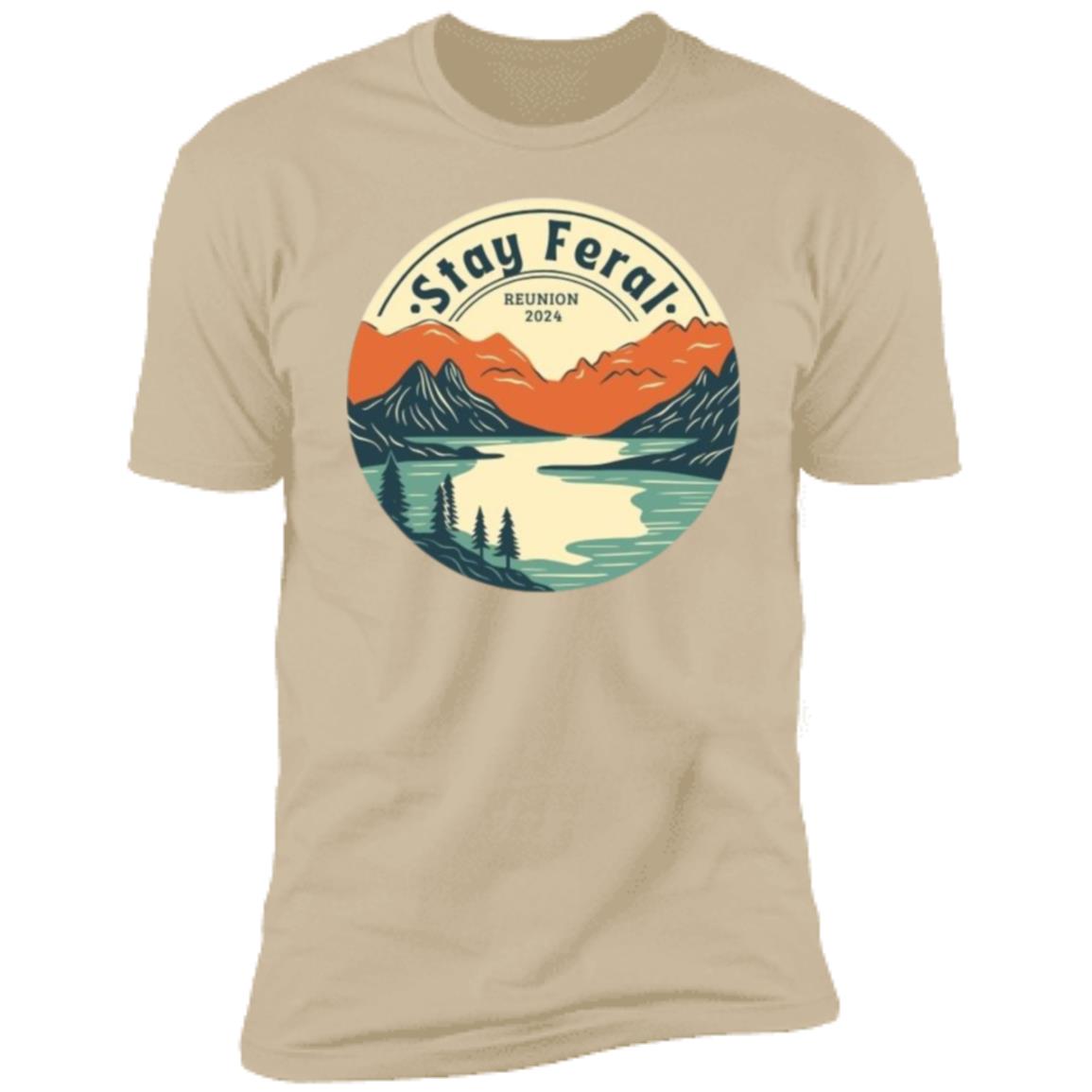 Stay Feral Mtns Lake T-Shirt
