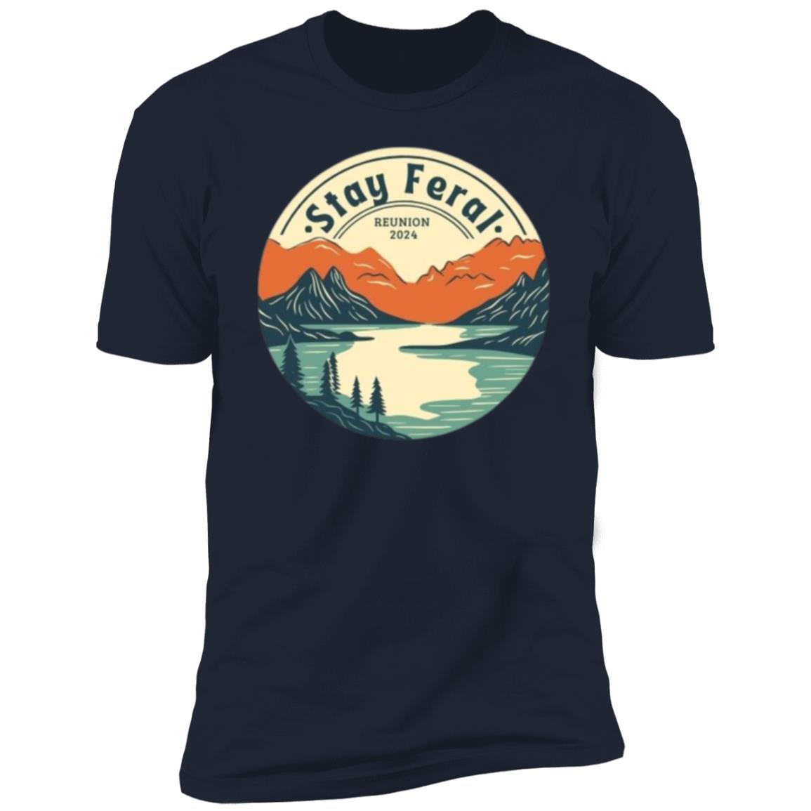 Stay Feral Mtns Lake T-Shirt