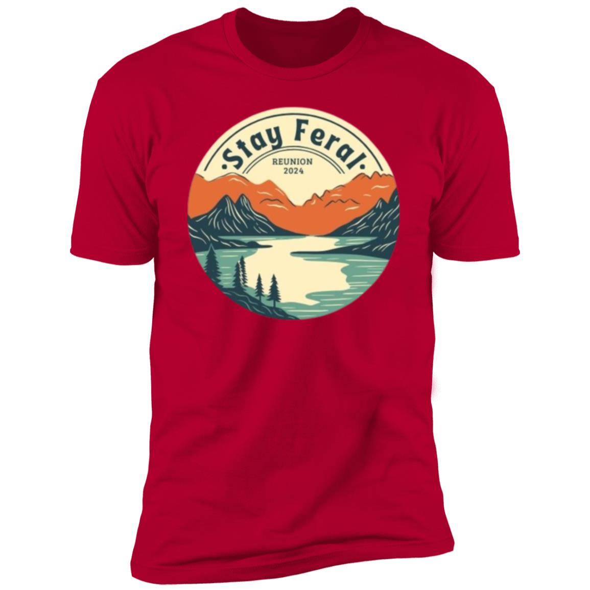 Stay Feral Mtns Lake T-Shirt