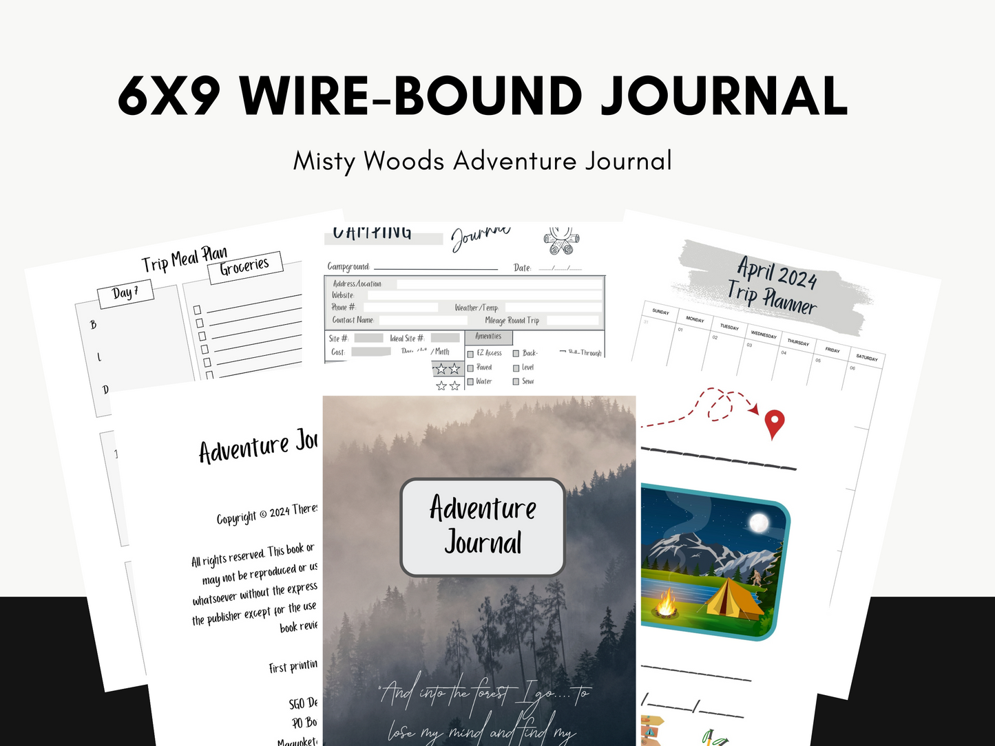 Misty Woods Adventure Journal